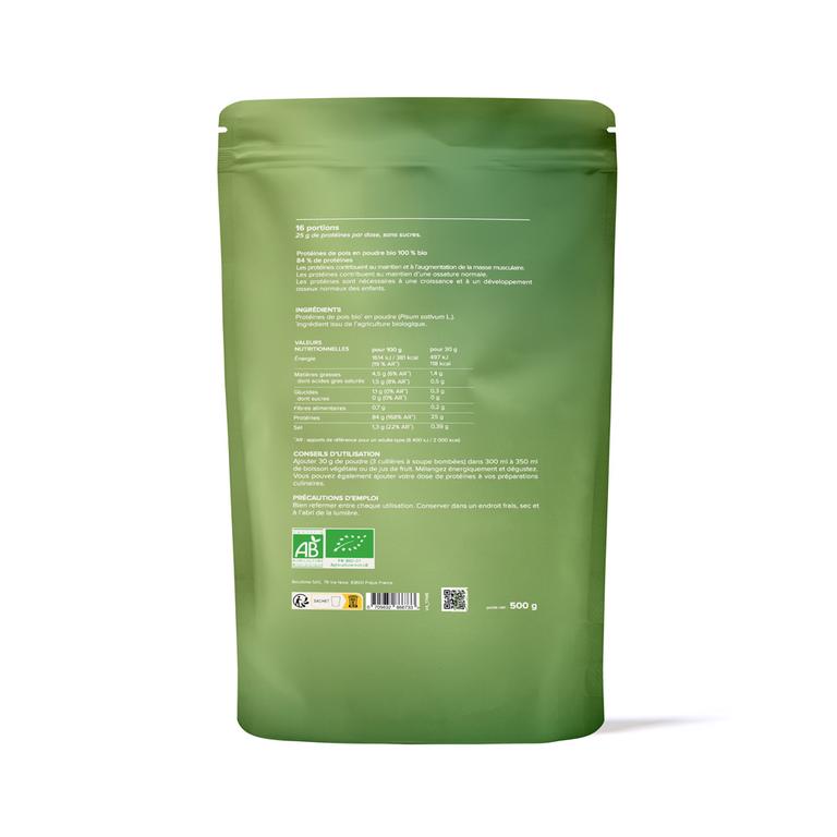 Protéines de pois Bio