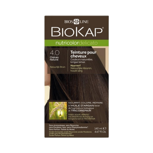 Coloration nutricolor delicato 4.0 châtain naturel