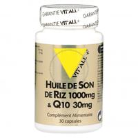 Huile de son de riz + Q10 1000 mg
