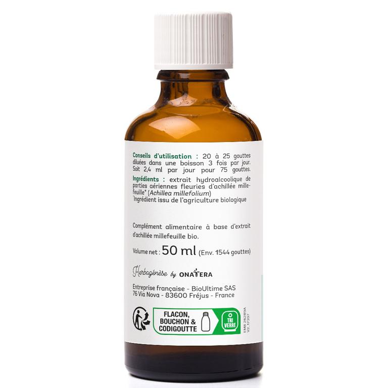 Achillée Millefeuille Bio Extrait de plante fraîche
