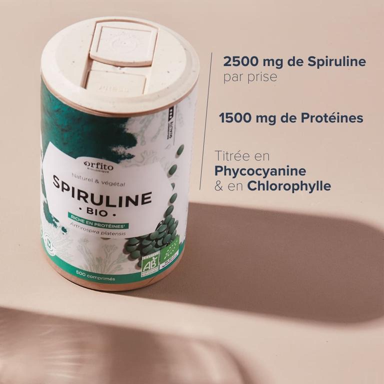 Spiruline Bio 500 mg