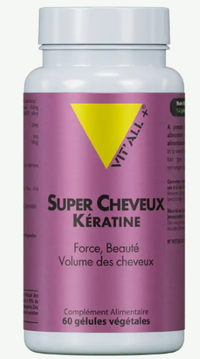 Super cheveux kératine +400 mg
