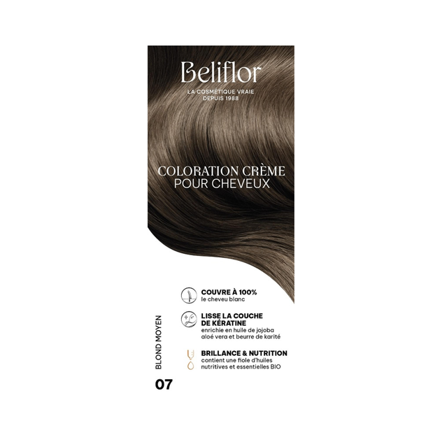 Coloration Crème 07 blond moyen