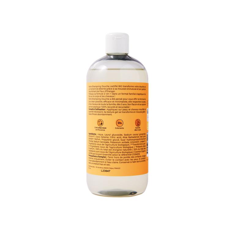 Shampoing Douche Fleur d'Oranger Bio