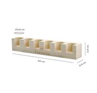 Présentoir en bois pour 6 huiles essentielles