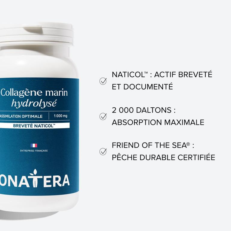 Collagène marin hydrolysé 1 000 mg