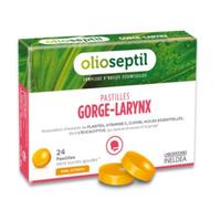 Pastilles gorge larynx goût miel citron