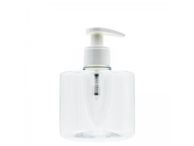 Flacon en Plastique Cristal et Pompe Savon