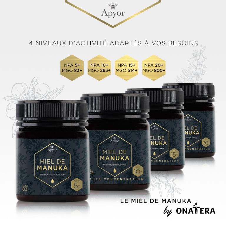 Miel de Manuka sauvage NPA 20+