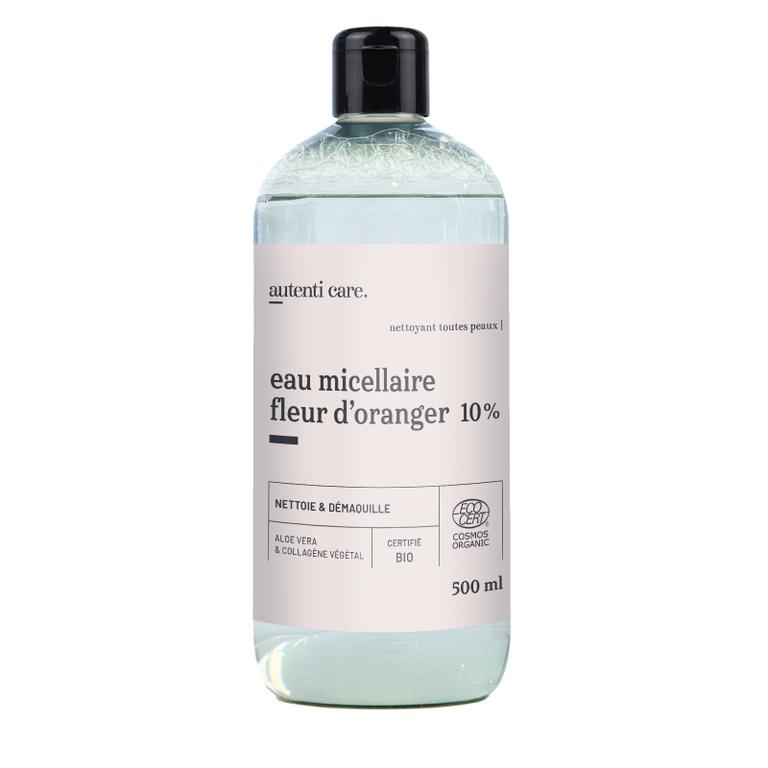 Eau Micellaire Tous Types de Peaux 10% Fleur d'Oranger Bio