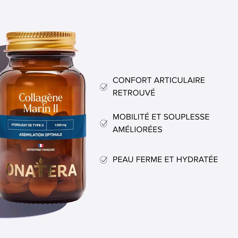 Collagène marin de type II, 1000 mg