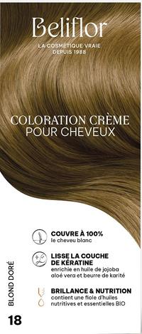 Coloration Crème 18 blond doré