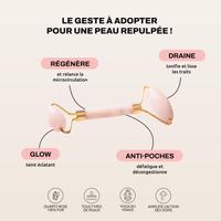 Roller visage au Quartz rose