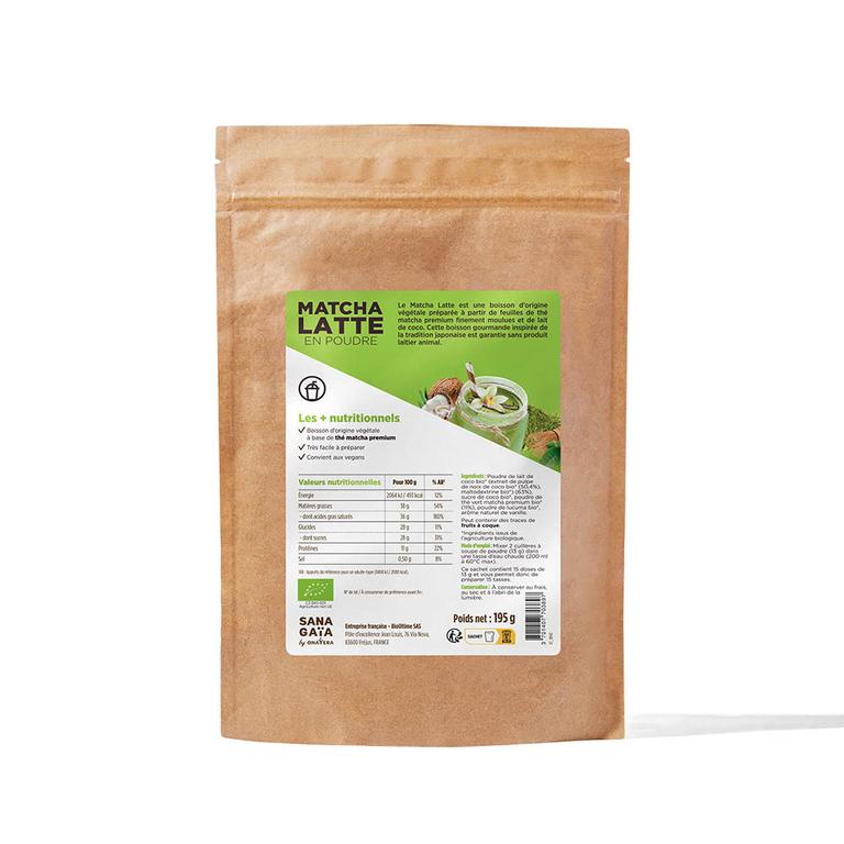 Matcha latte en poudre Bio