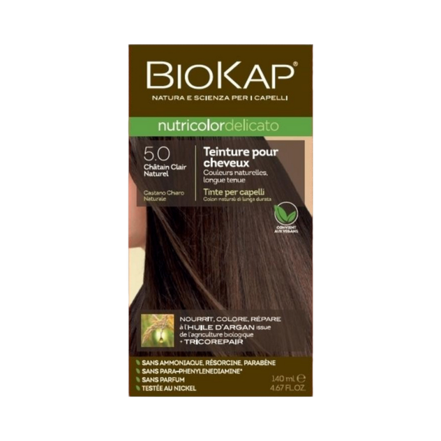 Coloration nutricolor delicato 5.0 châtain clair naturel