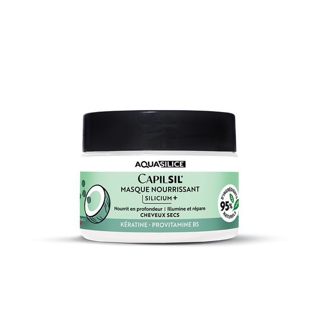Masque capillaire mangue-coco avec sillicium organique & keratine