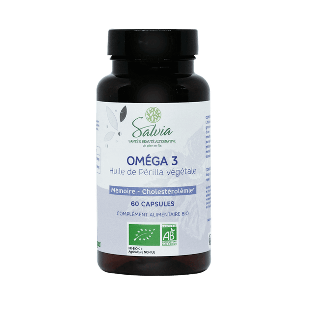 Oméga 3 Huile de Périlla végétale bio