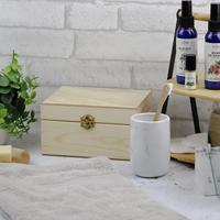 Coffret de rangement en bois pour 22 flacons
