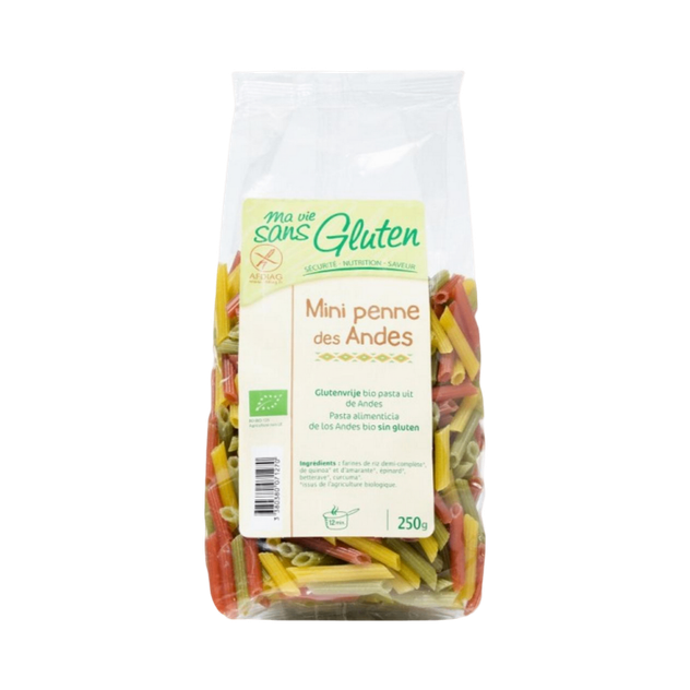 Mini penne des Andes 3 céréales Bio