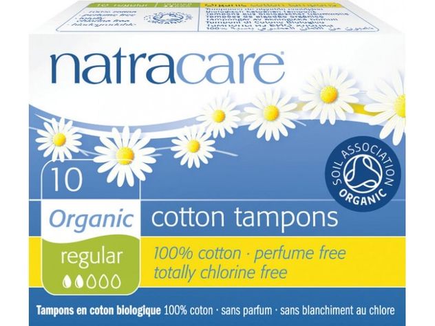 Tampons normal sans applicateurs en coton Bio