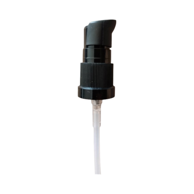 Pompe Crème Noire avec Capot - 18