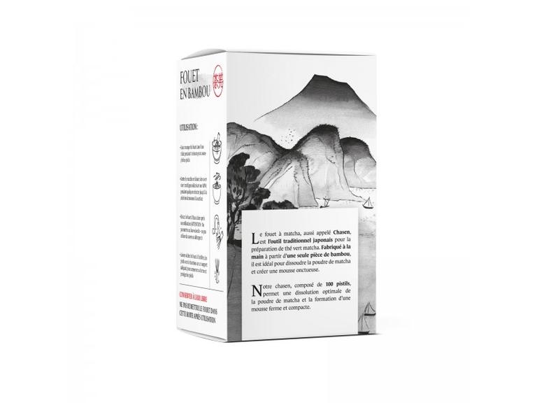 Fouet en Bambou pour thé Matcha - 100 pistils