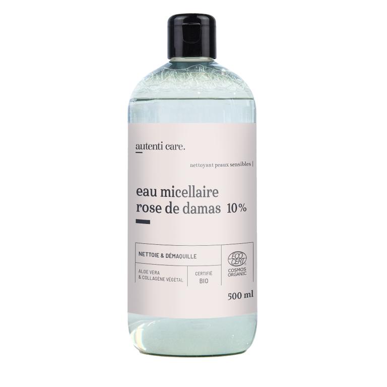 Eau Micellaire Peaux Sensibles 10% Rose Bio