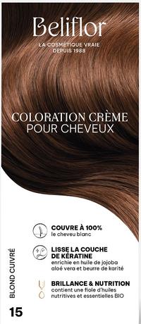 Coloration Crème 15 blond cuivré