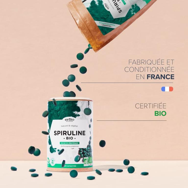 Spiruline Bio 500 mg