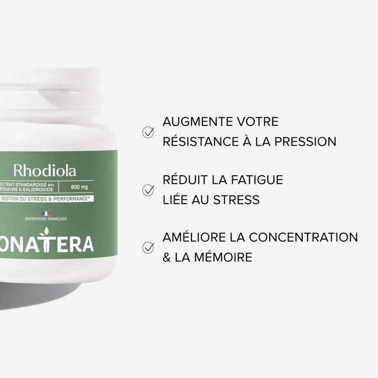 Rhodiola titrée 800 mg