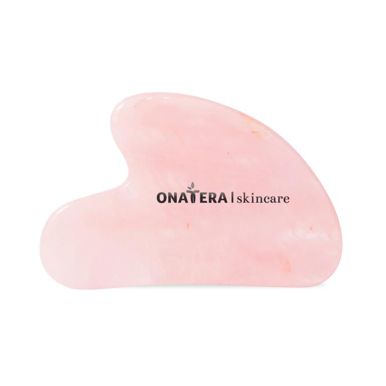 Gua Sha Visage en Quartz Rose