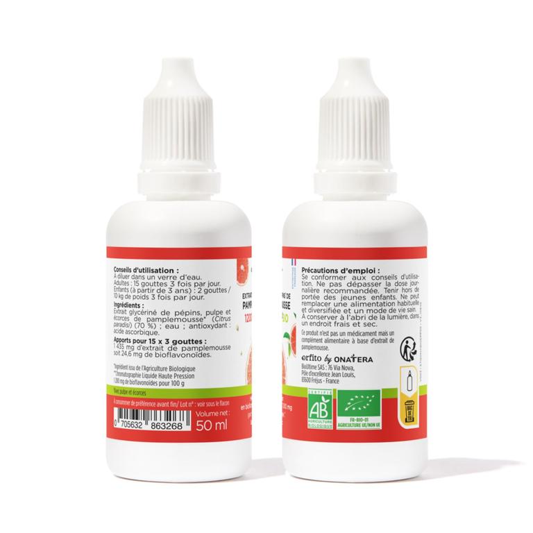Extrait Pépin de Pamplemousse (EPP) 1200 Bio liquide
