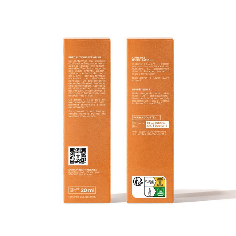 Vitamine D3 1000 UI Huile