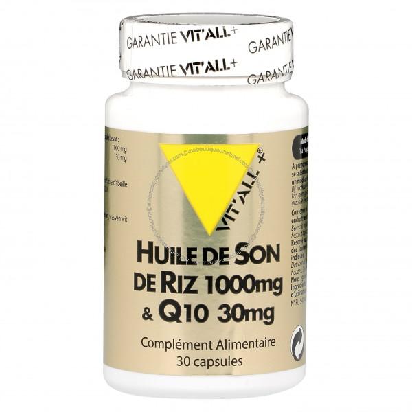 Huile de son de riz + Q10 1000 mg