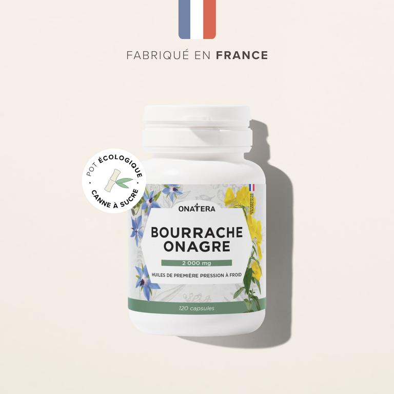 Huiles d'Onagre et Bourrache