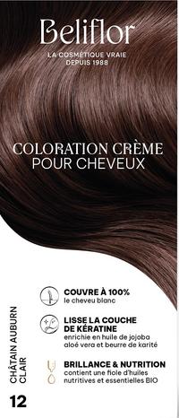 Coloration Crème 12 châtain auburn clair
