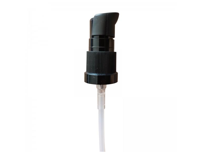 Pompe Crème Noire avec Capot - 18