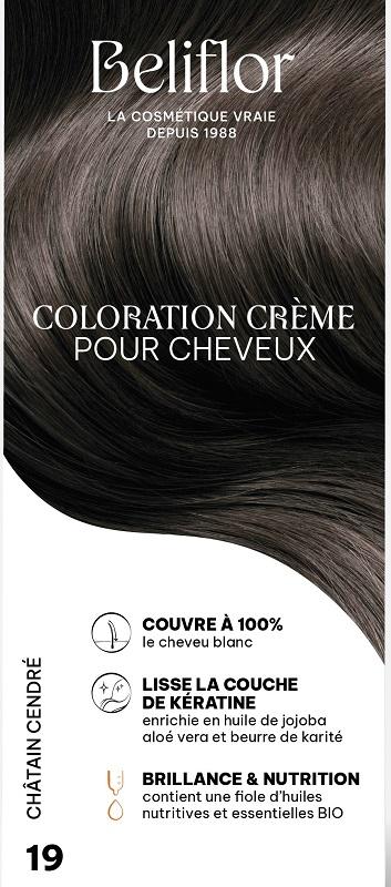 Coloration Crème 19 châtain cendré