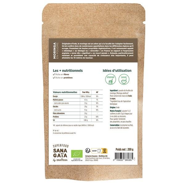 Moringa en poudre Bio