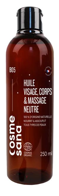 Huile Visage, Corps & Massage Neutre Bio