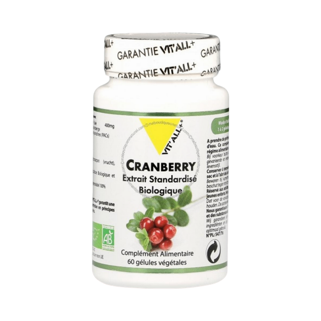 Cranberry extrait standardisé Bio 400 mg