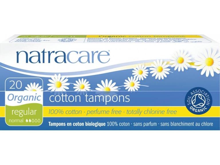 Tampons normal sans applicateurs en coton Bio