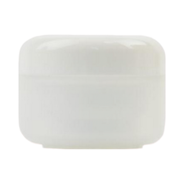Pot en plastique dépoli