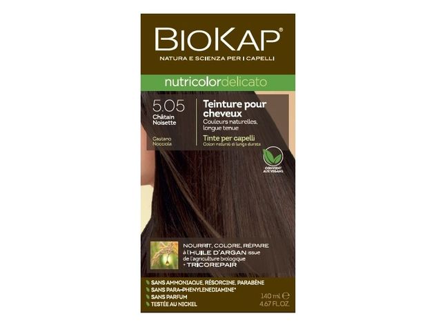 Coloration nutricolor delicato 5.05 châtain noisette