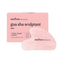 Gua Sha Visage en Quartz Rose