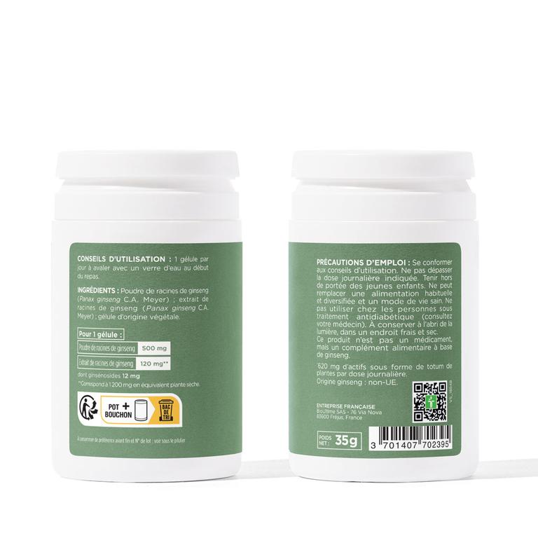 Ginseng panax standardisé