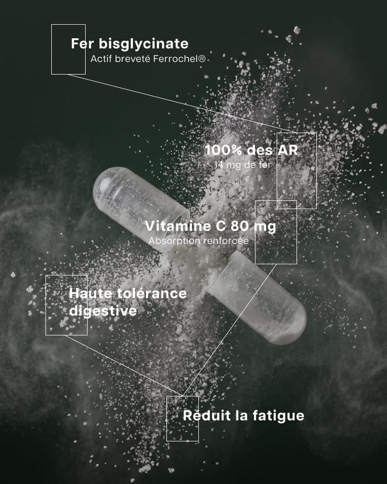 Fer Bisglycinate doux non constipant