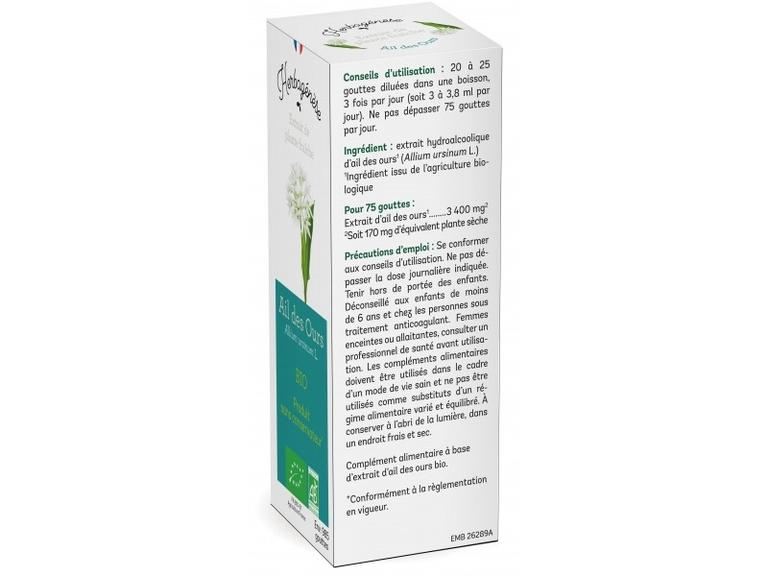 Ail des Ours Bio Extrait de plante fraîche