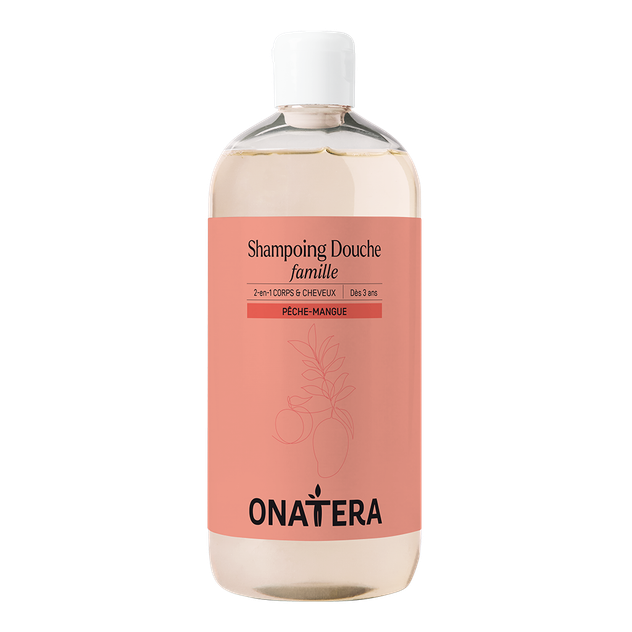 Shampoing Douche Pêche Mangue Bio