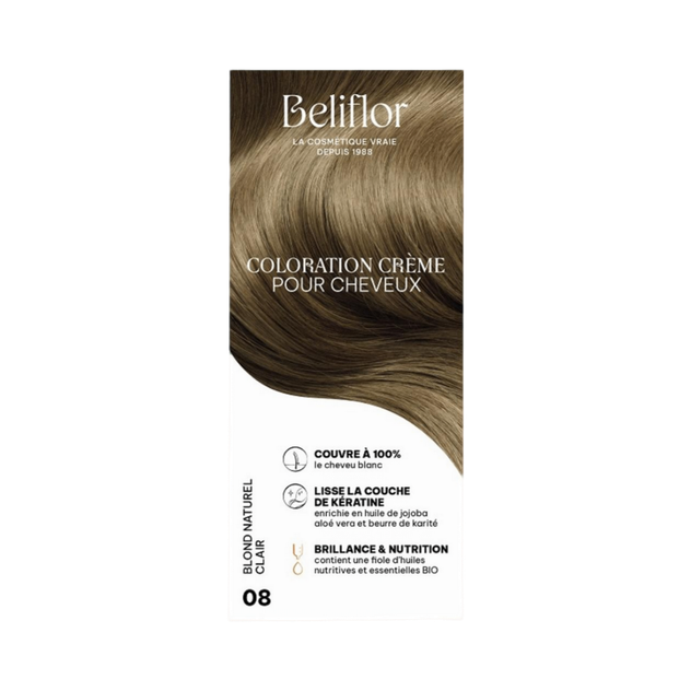 Coloration Crème 08 blond naturel clair